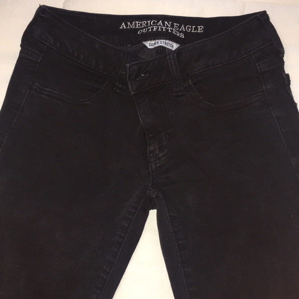 Black American Eagle skinny jeans/jeggings